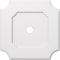 Ekena Millwork Locke Architectural Grade PVC Ceiling Medallion, 26"OD x 3"ID x 15 1/2"C x 1"P, One-Piece CMP26LE-03000 - alternate 1